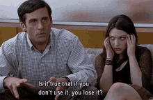 Don'T Use It, You Lose It GIF - 40year Old Virgin Sexual Consultation Dont Use It GIFs