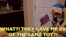 Sml Jeffy GIF - Sml Jeffy What They Gave Me 20 Of The Same Toy GIFs