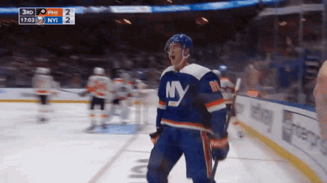 New York Islanders Brock Nelson GIF - New York Islanders Brock Nelson  Islanders - Discover & Share GIFs