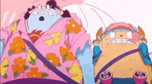 One Piece Jinbe And Chopper Roller Coaster Ride Vaccuum Rocket Funny One Piece Jinbe And Chopper Vaccuum Rocket Ride Funny GIF