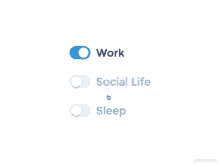 work social life sleep tired over again