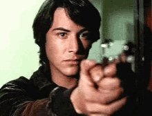 Keanu Reeves Gun GIF - Keanu Reeves Gun Point GIFs