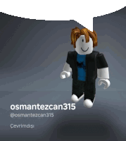 a picture of a roblox character with a speech bubble that says osmantelezcan315