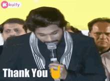 Thank You Allu Arjun GIF - Thank You Allu Arjun Tq GIFs