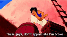 No Appreciation GIF - Broke Noappreciation Aladdin GIFs