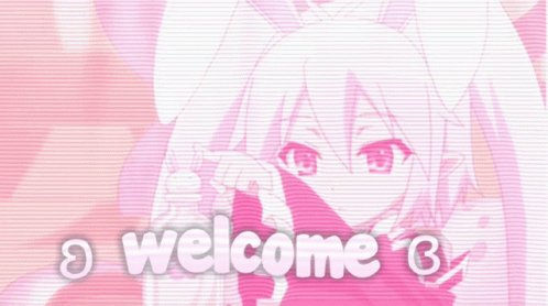  ᨳ Banner Welcome  Aesthetic anime Twitter header pink Cute banners