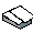 a pixel art drawing of a piece of paper .