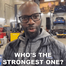 Whos The Strongest One Rich Benoit GIF - Whos The Strongest One Rich Benoit Rich Rebuilds GIFs