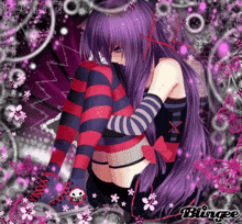 Anime Girl GIF - Anime Girl Purple GIFs