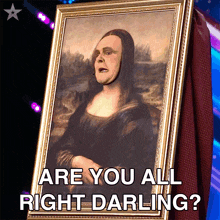 Are You All Right Darling Moning Lisa GIF - Are You All Right Darling Moning Lisa Britain'S Got Talent GIFs