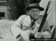Curly Howard Excited GIF