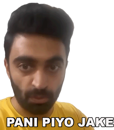 Pani Piyo Jake Rahul Dua Sticker - Pani Piyo Jake Rahul Dua पानीपियोजाके Stickers