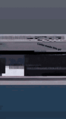 lorko made this gif is written on a black and white item