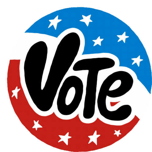 Vote Button Go Vote Sticker - Vote Button Go Vote Get Out The Vote Stickers