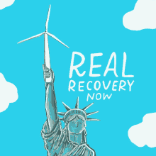 Real Recovery Now Statue Of Liberty GIF - Real Recovery Now Statue Of Liberty New York GIFs