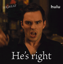 Hes Right Peter GIF - Hes Right Peter Nicholas Hoult GIFs