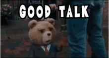 Good Talk GIF - Ted Goodtalk GIFs