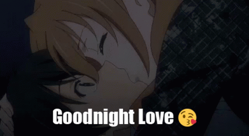Anime Goodnight Goodnight Kiss Anime GIF - Anime Goodnight Anime