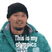 This Is My Olympics I Don'T Want To Go Home Ninko Pangilinan Sticker - This Is My Olympics I Don'T Want To Go Home Ninko Pangilinan Canada'S Ultimate Challenge Stickers