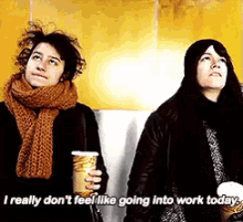 I Really Don'T Feel Like Going Into Work Today GIF - Dontwantto Dontwanna Broad City GIFs