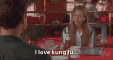Officespace I Love Kung Fu GIF - Officespace I Love Kung Fu Jennifer Aniston GIFs