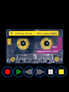 Cassette Tape 1980s GIF - Cassette Tape 1980s 1990s GIFs