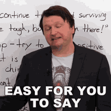 Easy For You To Say Alex GIF - Easy For You To Say Alex Engvid GIFs