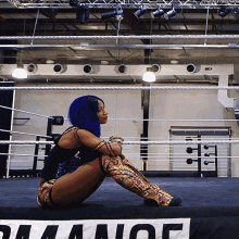 Sasha Banks Wrestling Ring GIF - Sasha Banks Wrestling Ring Think GIFs