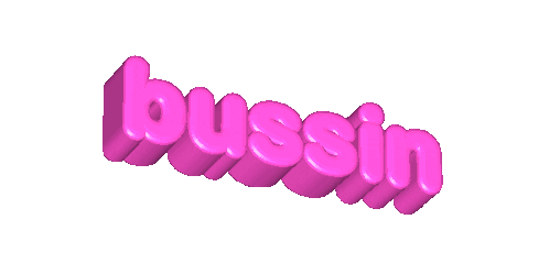 Bussin Pink Sticker - Bussin Pink Stickers