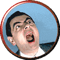 Mr Bean Rowan Atkinson Sticker - Mr Bean Rowan Atkinson Funny Face Stickers