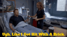 Greys Anatomy Owen Hunt GIF - Greys Anatomy Owen Hunt Ugh Like I Got Hit With A Brick GIFs