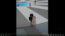 a video of a person playing a video game is being played on a youtube channel