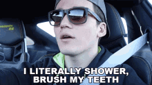 I Literally Shower Brush My Teeth Russdaddy GIF - I Literally Shower Brush My Teeth Russdaddy I Get Cleaned Up GIFs