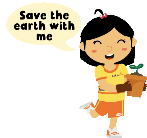 Eduwis Kids Sticker - Eduwis Kids Save The Earth Stickers