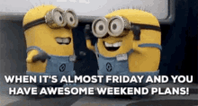 Minions Excited GIF - Minions Excited Thursday GIFs