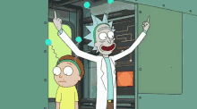 Rick And Morty Peace Among Worlds GIF - Rick And Morty Peace Among Worlds Flipped Off GIFs