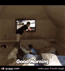 Good Morning Waking Up GIF - Good Morning Waking Up Time To Get Up GIFs