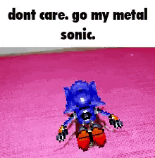 Dont Care Go My Metal Sonic Sonic Cd GIF - Dont Care Go My Metal Sonic Metal Sonic Sonic Cd GIFs