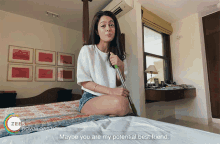 Maybe You Are My Potential Best Friend Anya Singh GIF - Maybe You Are My Potential Best Friend Anya Singh Never Kiss Your Best Friend GIFs