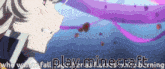 a picture of a girl with the words " who wanna fall play minecraft burning "