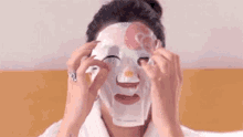 mascara de pele tratamento de pele cute mask skin mask skin care