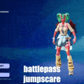 a ghostly figure of a man with the words battlepass jumpscare above it