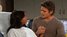Chanel Dupree Johnny Dimera GIF - Chanel Dupree Johnny Dimera Days Of Our Lives GIFs