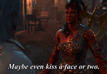 Maybe Even Kiss A Face Or Two Kisses GIF