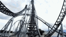 dizzy rollercoaster ride extreme twisting
