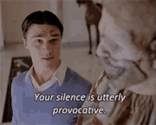 Provocative GIF - Silence Quiet Utterly GIFs