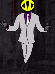 a cartoon of a man in a red shirt and tie