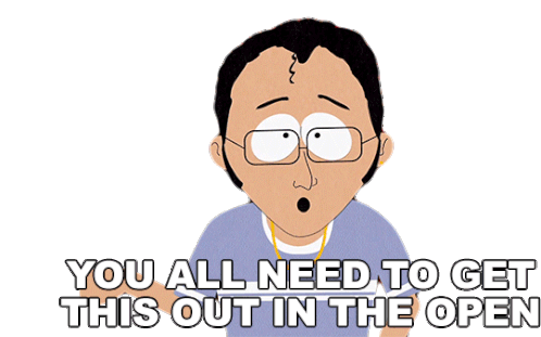 You All Need To Get This Out In The Open Chris Sticker - You All Need To Get This Out In The Open Chris South Park Stickers