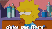 Lisa Simpson / Deus Me Livre / Não Quero / Nem Fodendo / Nem A Pau / Eye Roll GIF - Lisa Simpson Hell No Oh Hell No GIFs