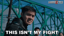 This Isnt My Fight Snake Eyes GIF - This Isnt My Fight Snake Eyes Snake Eyes Movie GIFs